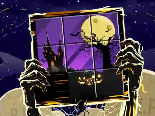 Igra Puzzle Slide Terror online