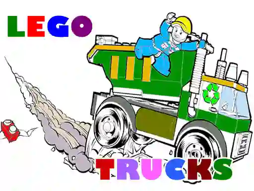 Igra Lego Trucks Coloring online