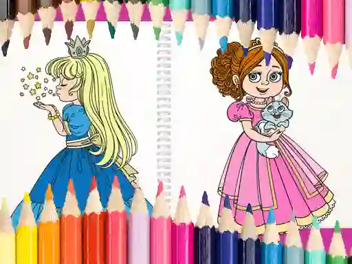 Igra Beautiful Princess Coloring Book online