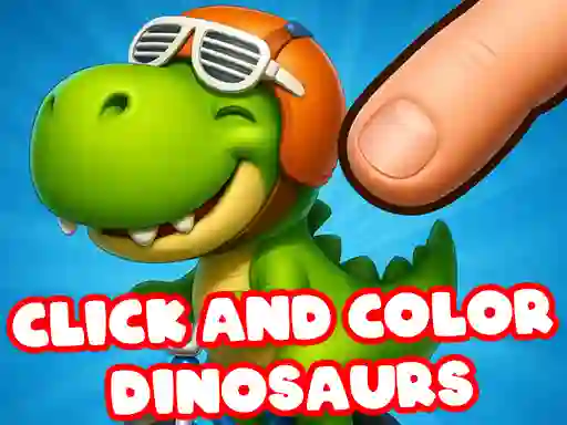 Igra Click And Colors Dinosaurs online