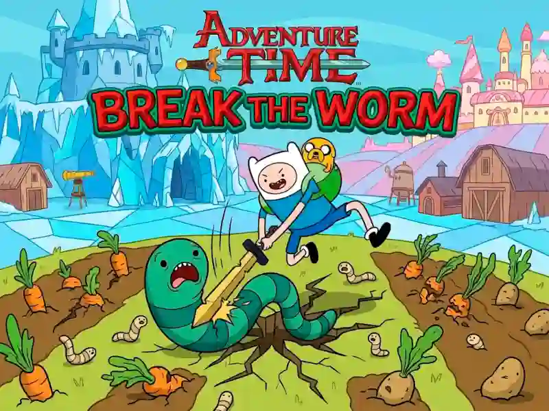 Igra Adventure Time Break the Worm online