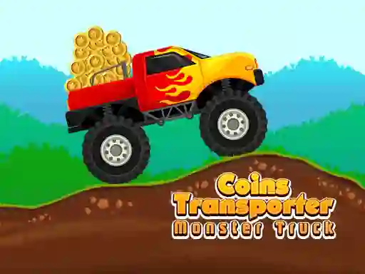 Igra Coins Transporter Monster Truck online