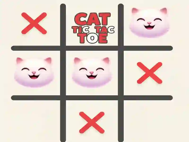 Igra Cat Tic Tac Toe online