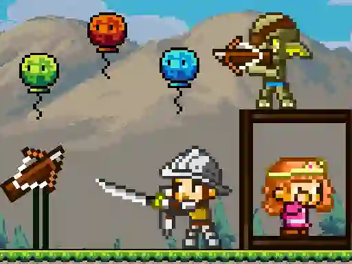 Igra Pixel Archer Save The Princess online