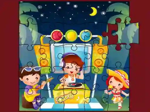 Igra Cute Little Kids Jigsaw online