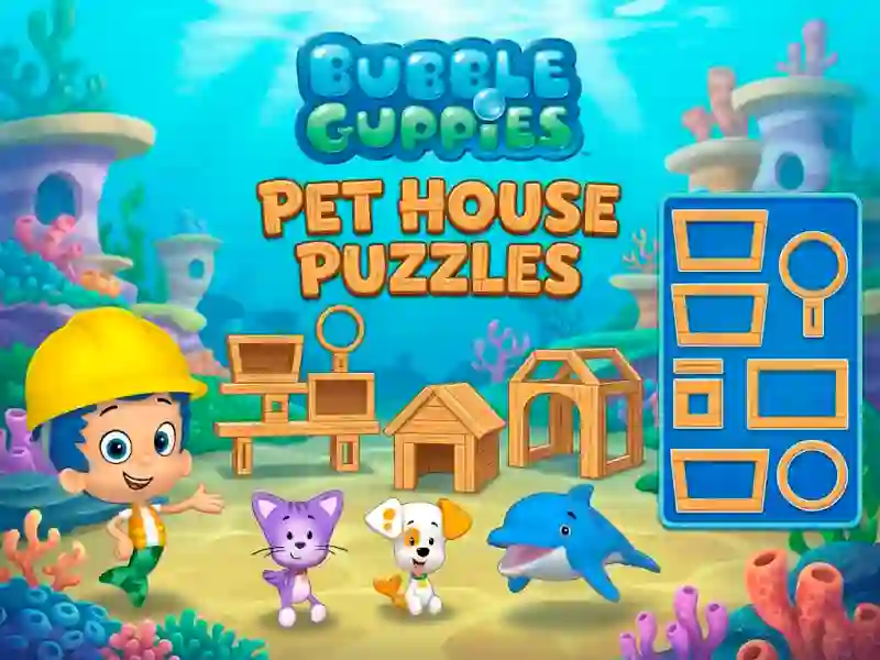 Igra Bubble Guppies Pet House Puzzles online