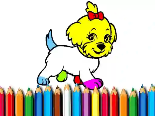 Igra Back To School: Doggy Coloring Book online