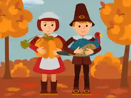Igra Thanksgiving Jigsaw online