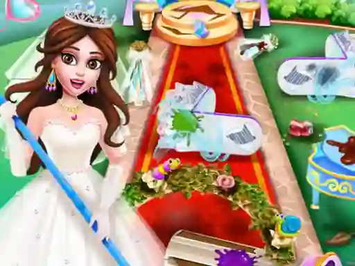 Igra Princess Wedding Cleaning online