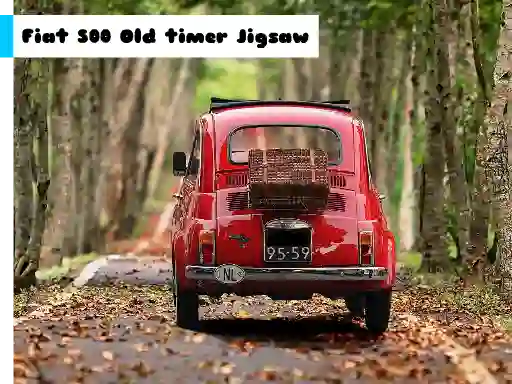 Igra Fiat 500 Old Timer Jigsaw online