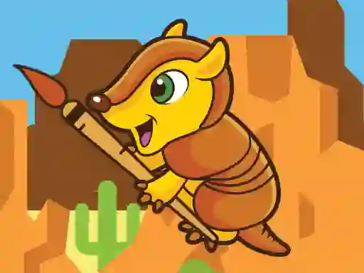 Igra Happy Armadillo Coloring online