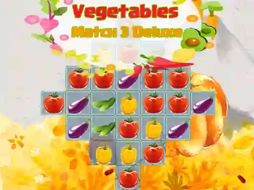 Igra Vegetables Match 3 Deluxe online