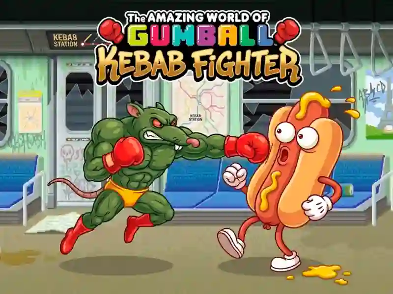 Igra The Amazing World of Gumball Kebab Fighter online