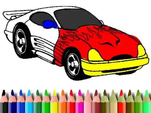 Igra Back To School: Muscle Car Coloring online