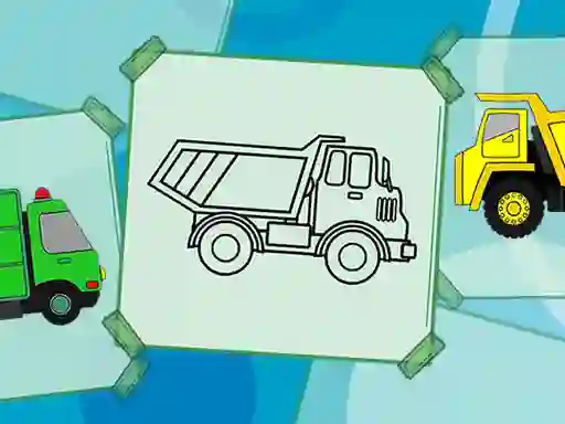 Igra Truck Coloring Book online