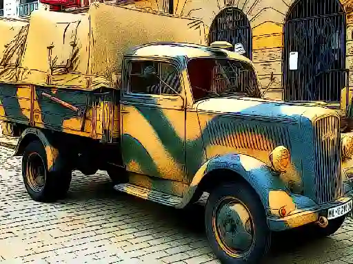 Igra Army Trucks Jigsaw online