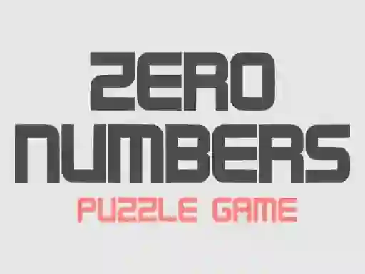 Igra Zero Numbers Puzzle Game online