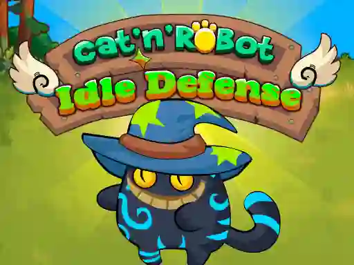 Igra Cat'n' Robot Idle Defense online