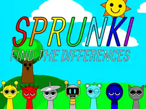 Igra Sprunki Find The Differences online