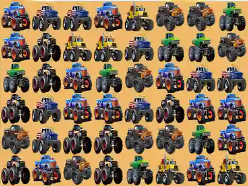 Igra Monsters Trucks Match 3 online