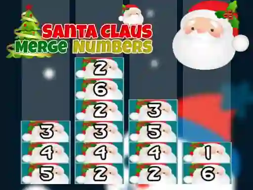 Igra Santa Claus Merge Numbers online