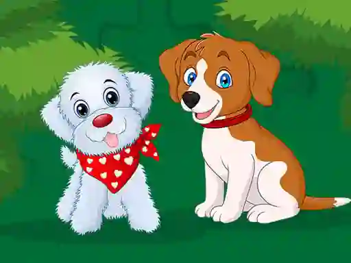 Igra Cute Puppies Jigsaw online