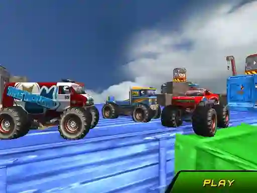 Igra Monster Truck Stunts Sky Driving online