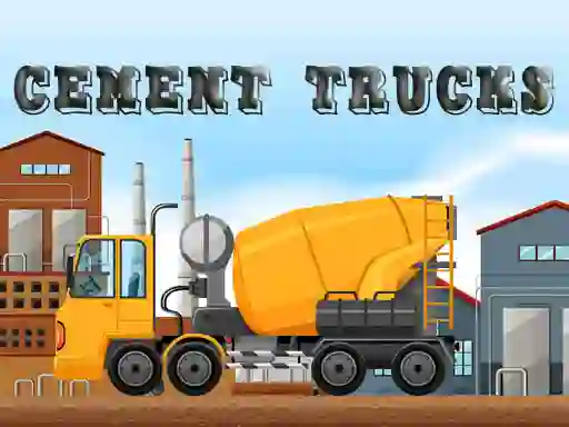 Igra Cement Trucks Hidden Objects online