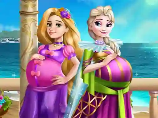 Igra Palace Princesses Pregnant BFFS online