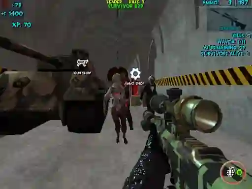 Igra Zombie Apocalypse Bunker Survival Z online