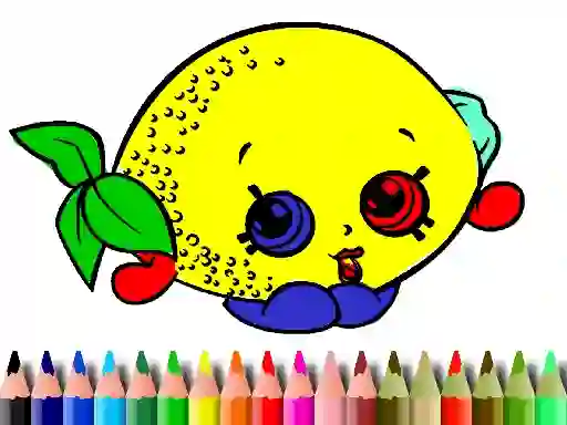 Igra Back To School: Fruits Coloring Book online