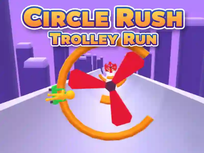 Igra Circle Rush Trolley Run online
