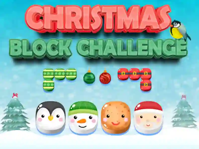 Igra Christmas Block Challenge online