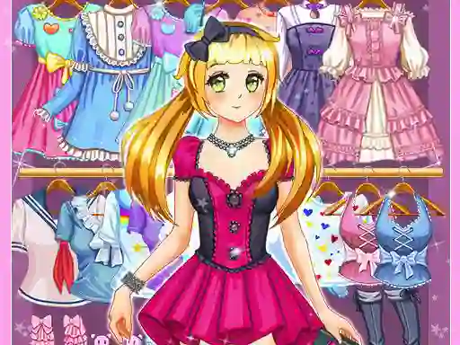 Igra Anime Kawaii Dress Up online