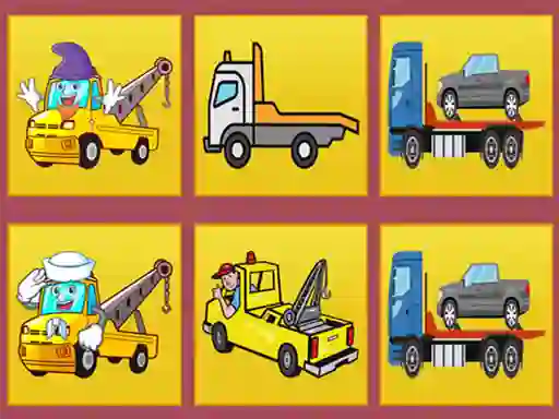 Igra Tow Trucks Memory online