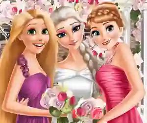 Igra Eliza and princesses wedding online