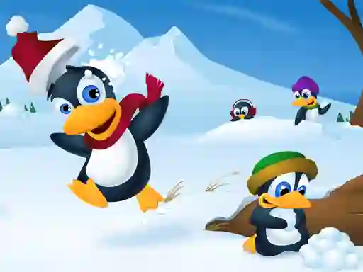 Igra Cute Penguin Slide online