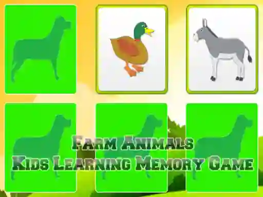 Igra Farm Animals Kids Learning  Memory online