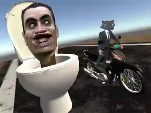 Igra Skibidi Toilet Moto Bike Racing 2 online