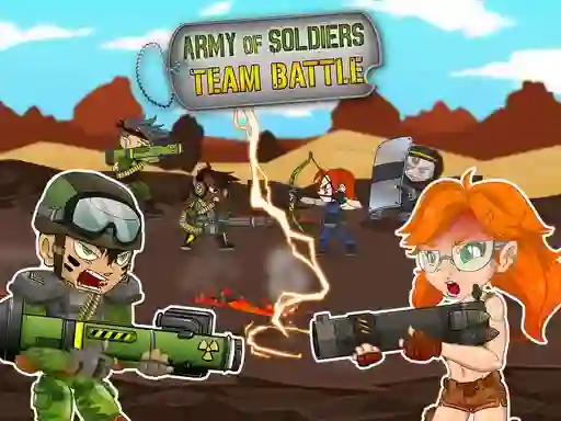 Igra Army of soldiers: Team Battle online