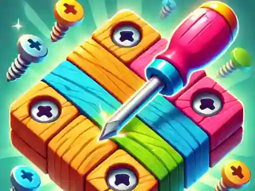 Igra Unscrew Wood Puzzle online