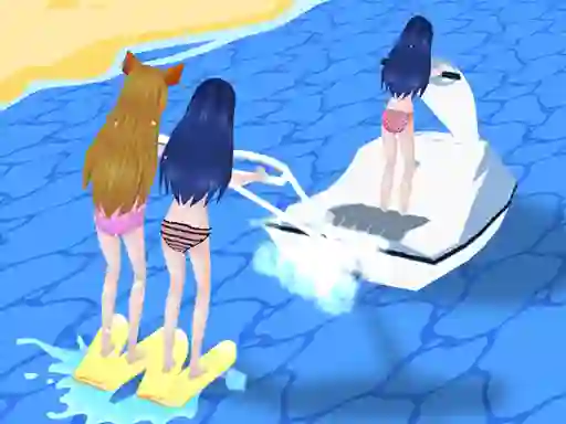 Igra Girl Surfer 3D online