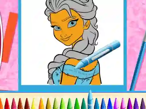 Igra The Princess Sisters Coloring online