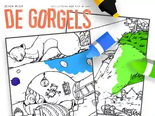 Igra Coloring Gorgels online