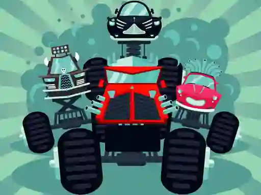 Igra Crazy Monster Trucks Memory online