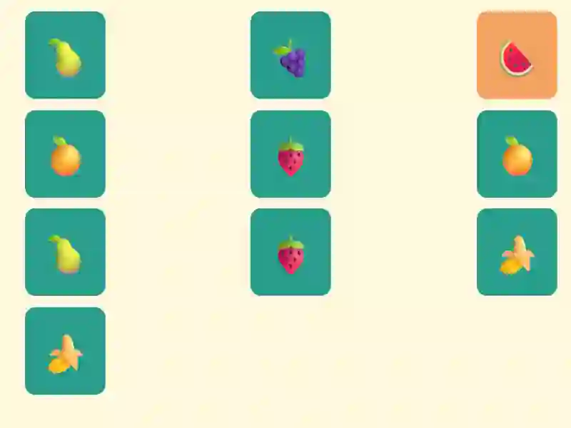 Igra Simple Fruit Memory online