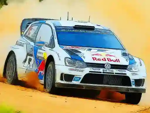 Igra Rally Car Driving Jigsaw online