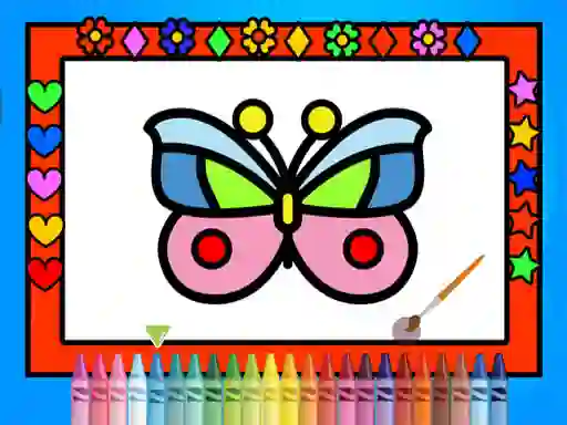 Igra Color and Decorate Butterflies online