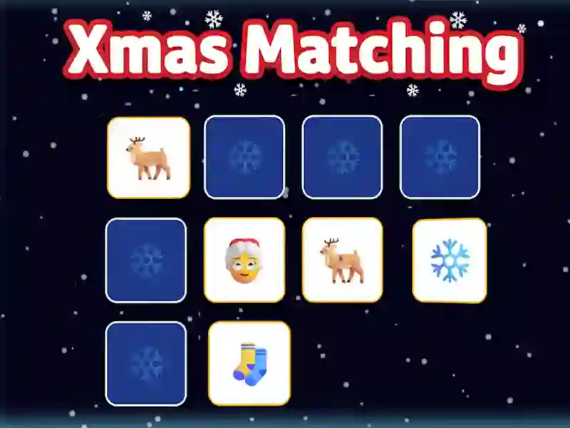 Igra Xmas Matching online