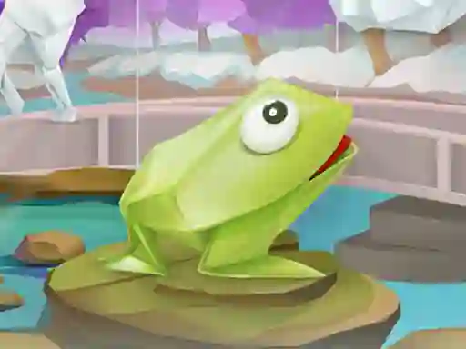 Igra Animal Origami Coloring online